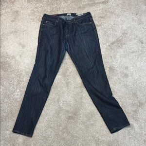 7 For All Mankind Blue Skinny Jeans